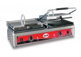 Contactgrill | 2x 36 x 27 cm | Gegroefd/gegroefd